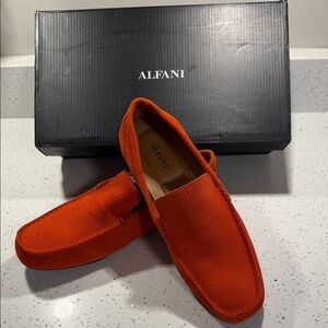 Alfani Men's Bold Orange Loafers